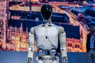 XPeng Humanoid robot IRON at IAA Mobility 2025 in München, Germany on the 8th of September 2025.